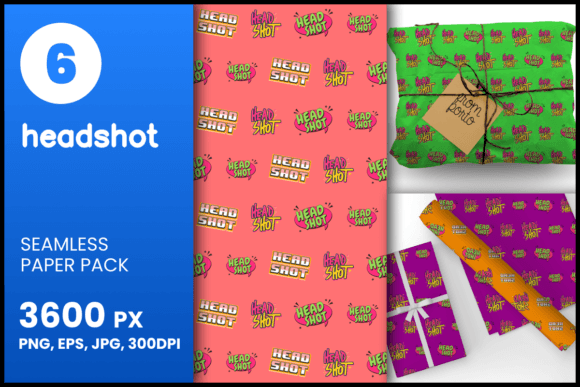 Headshot Seamless Patterns: A Versatile Design Resource for Creative Projects