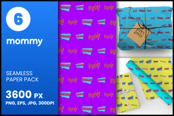 Mommy Seamless Patterns: A Versatile Design Resource for Creators and Enthusiasts