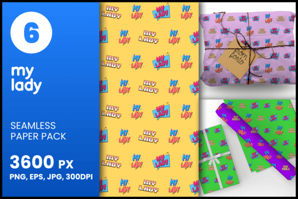 My Lady Seamless Patterns: A Versatile Design Resource for Creatives and Businesses
