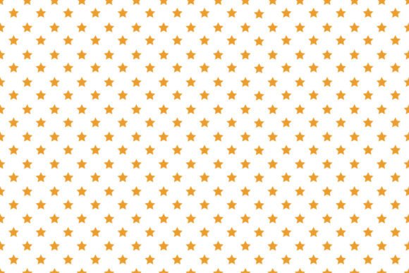 Orange Seamless Stars Patterns on White: A Versatile Design Resource for Creatives and Professionals