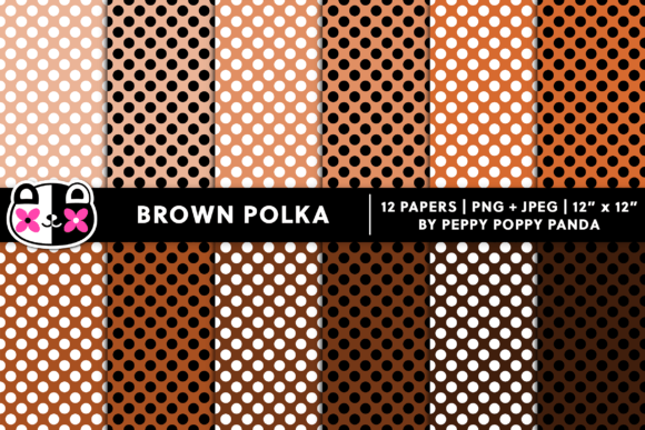 Seamless Brown Polka Dots Patterns: A Versatile Design Element for Creatives and Businesses