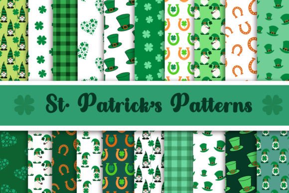 St Patricks Patterns 20 Items: A Versatile Collection for Creative Projects
