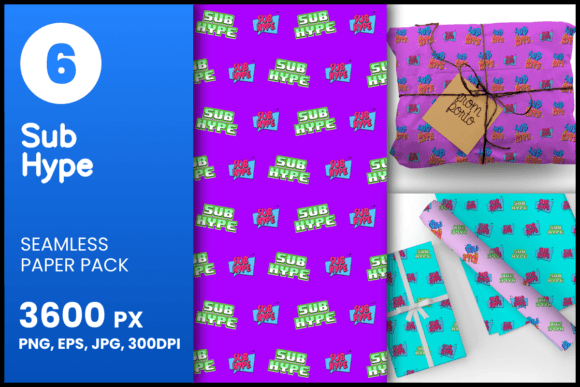 Sub Hype Seamless Patterns for Creative Projects