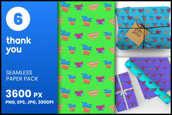 Thank You Seamless Patterns