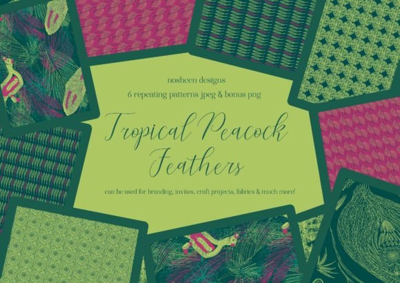 Tropical Peacock Feathers Patterns Pack: A Strategic Tool for Creative and Professional Projects