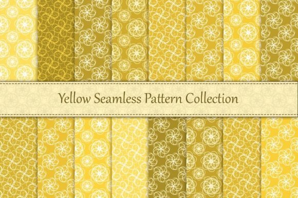Yellow Seamless Patterns: A Versatile Design Resource for Creators and Professionals